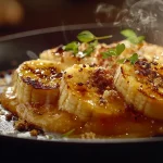 recette Banane flambée au rhum et vanille