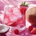 recette Cocktail de fruits rouges et eau de coco