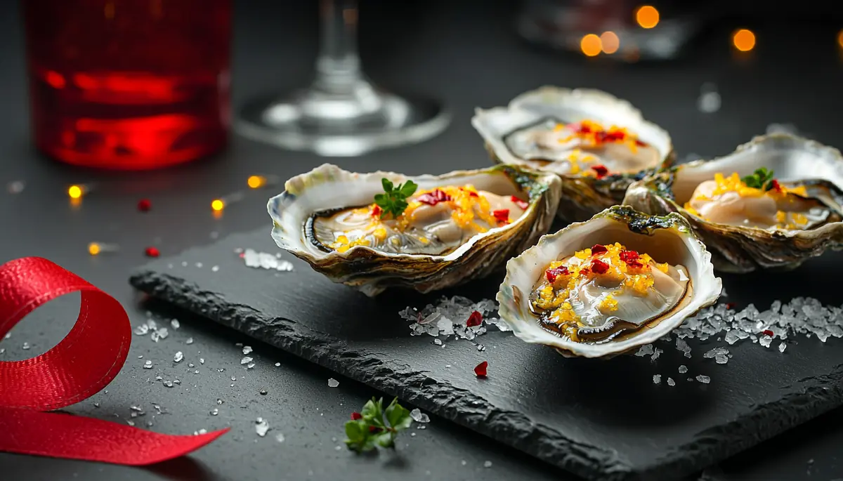 Huître chaude gastronomique