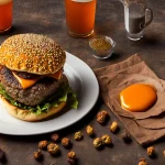 Recette burger au boeuf hache et sauce au poivre