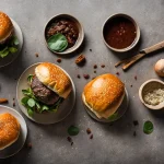 Recette burger au canard confit et echalotes