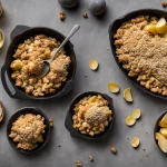 Recette crumble pommes poires