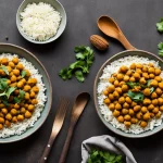 Recette curry de pois chiches aux epinards