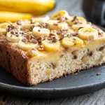 recette gateau flocon d'avoine banane yaourt