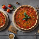 Recette tarte fine aux tomates et moutarde