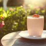 recette Smoothie pêche et yaourt à la vanille