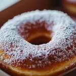 recette Donuts au chocolat blanc et myrtilles