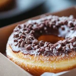 recette Donuts au chocolat et guimauves grillées
