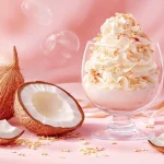 recette Gourmandise poire cannelle et lait de coco