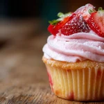 cupcake fraise
