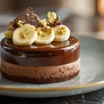 gâteau anniversaire génoise chocolat banane