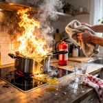 Feu de friteuse