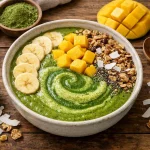 Smoothie bowl mangue banane moringa