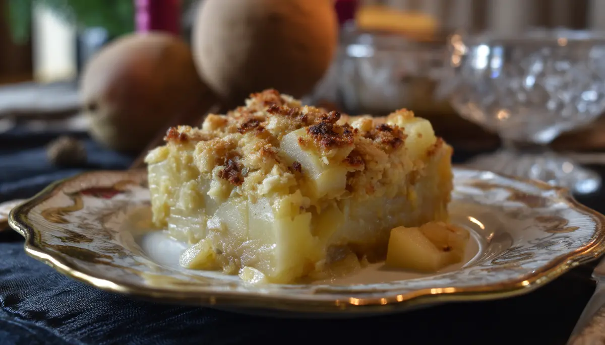 recette Crumble pommes poires