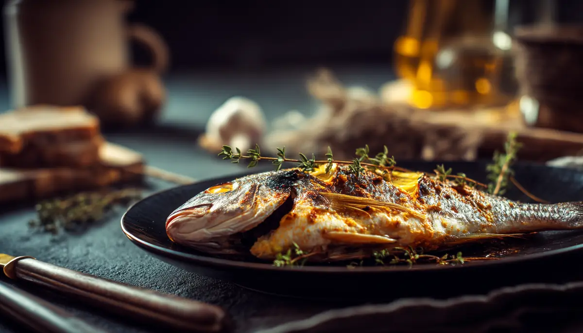 daurade au four au citron et aux herbes