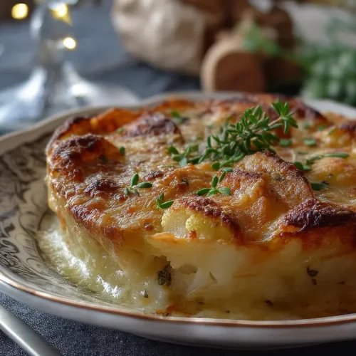 gratin de chou-fleur au comté