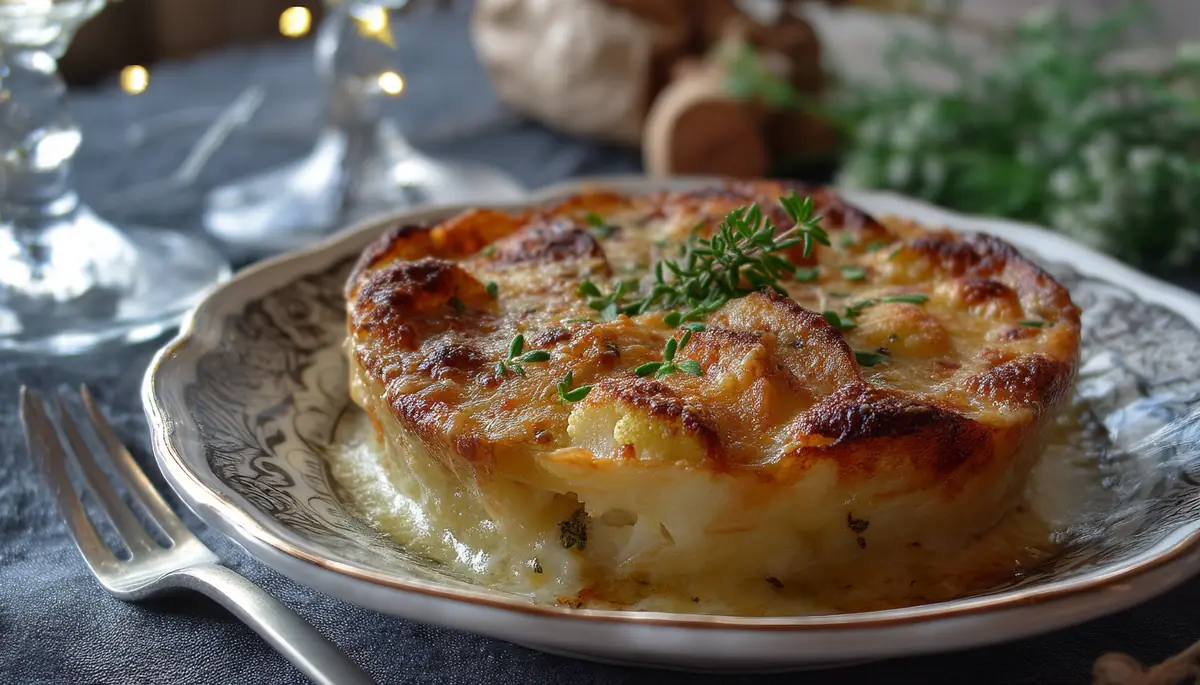 gratin de chou-fleur au comté