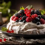 recette Pavlova aux fruits rouges